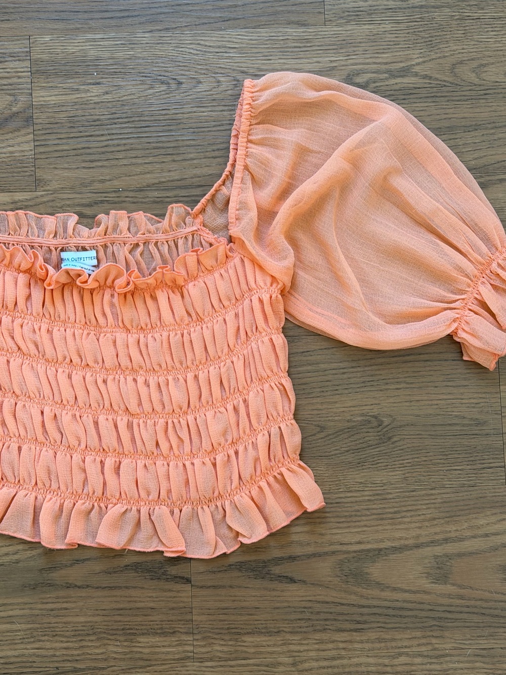Urban Outfitters Orange cropped top